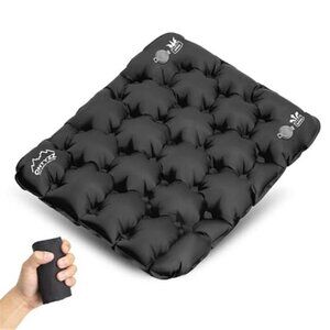 Inflatable Seat Cushion Travel Stadium Airplane Camping Hiking Lightweight Pad